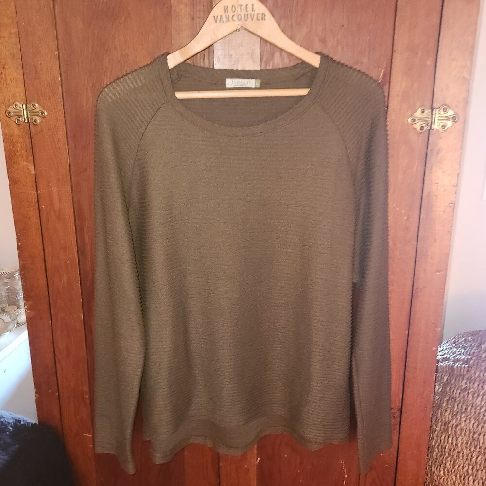 Chalet Olive Green Sweater